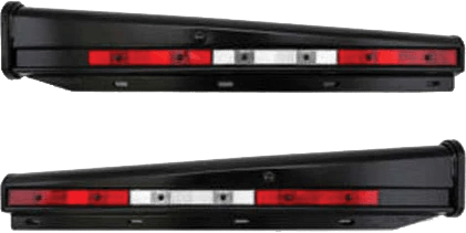 Black Straight Mud Flap Hanger