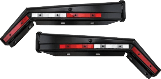 Black Angled Mud Flap Hanger