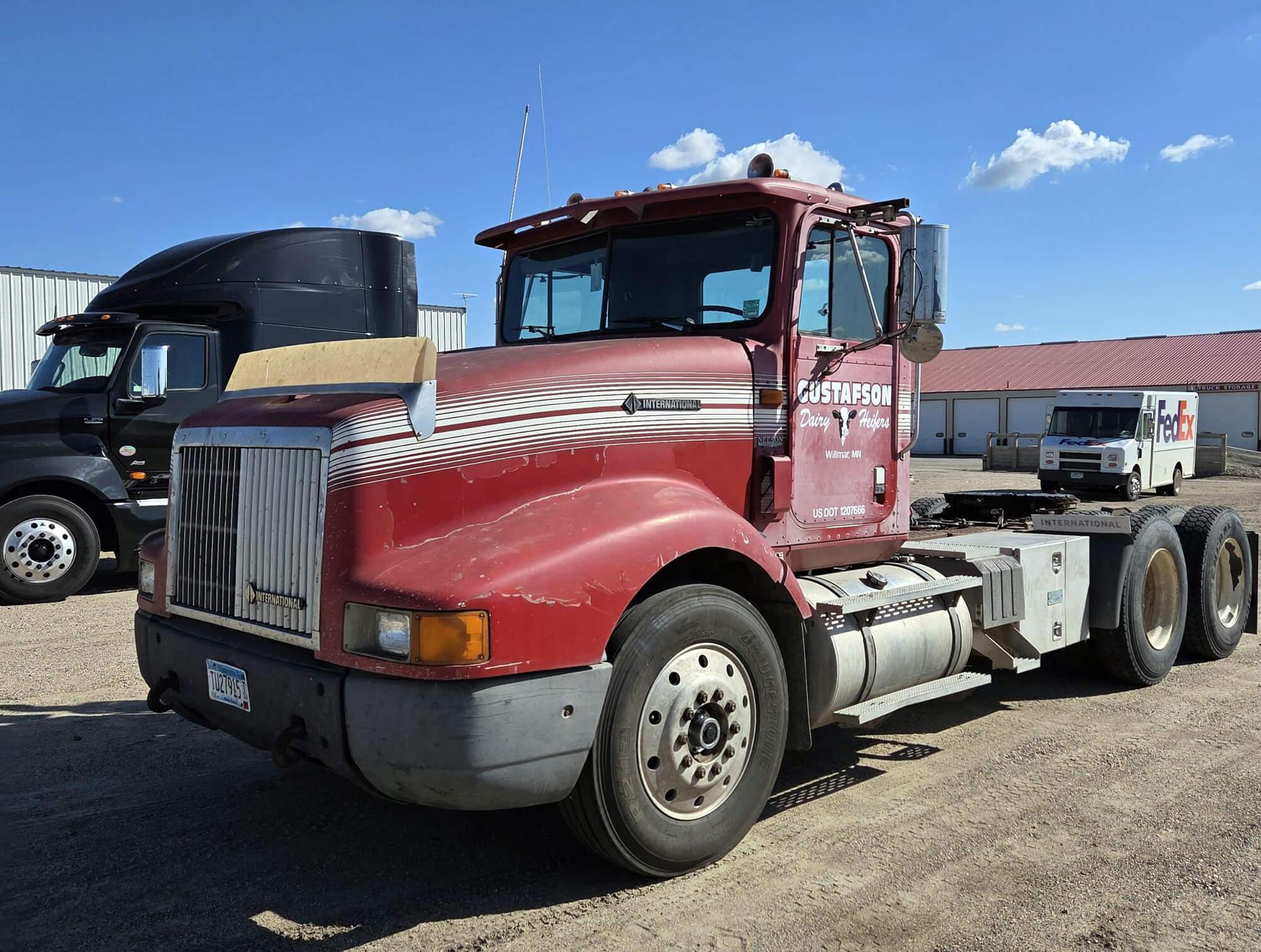 Red Truck Before